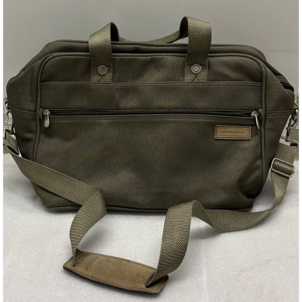 Briggs & Riley Khaki Travel Bag